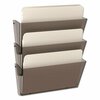 Deflecto Wall File, 3 Pocket, Clear, PK3 63601RT